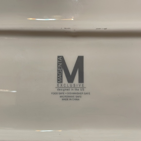 Magenta Exclusive Rae Dunn Farmline Farm Animals Rectangle Serving Platter - Picture 6 of 6